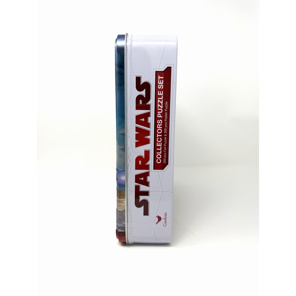 Star Wars Collectors Puzzle Set Tin 500 Pc Foil Puzzle Missing 2 Pieces + 300 - Picture 3 of 9
